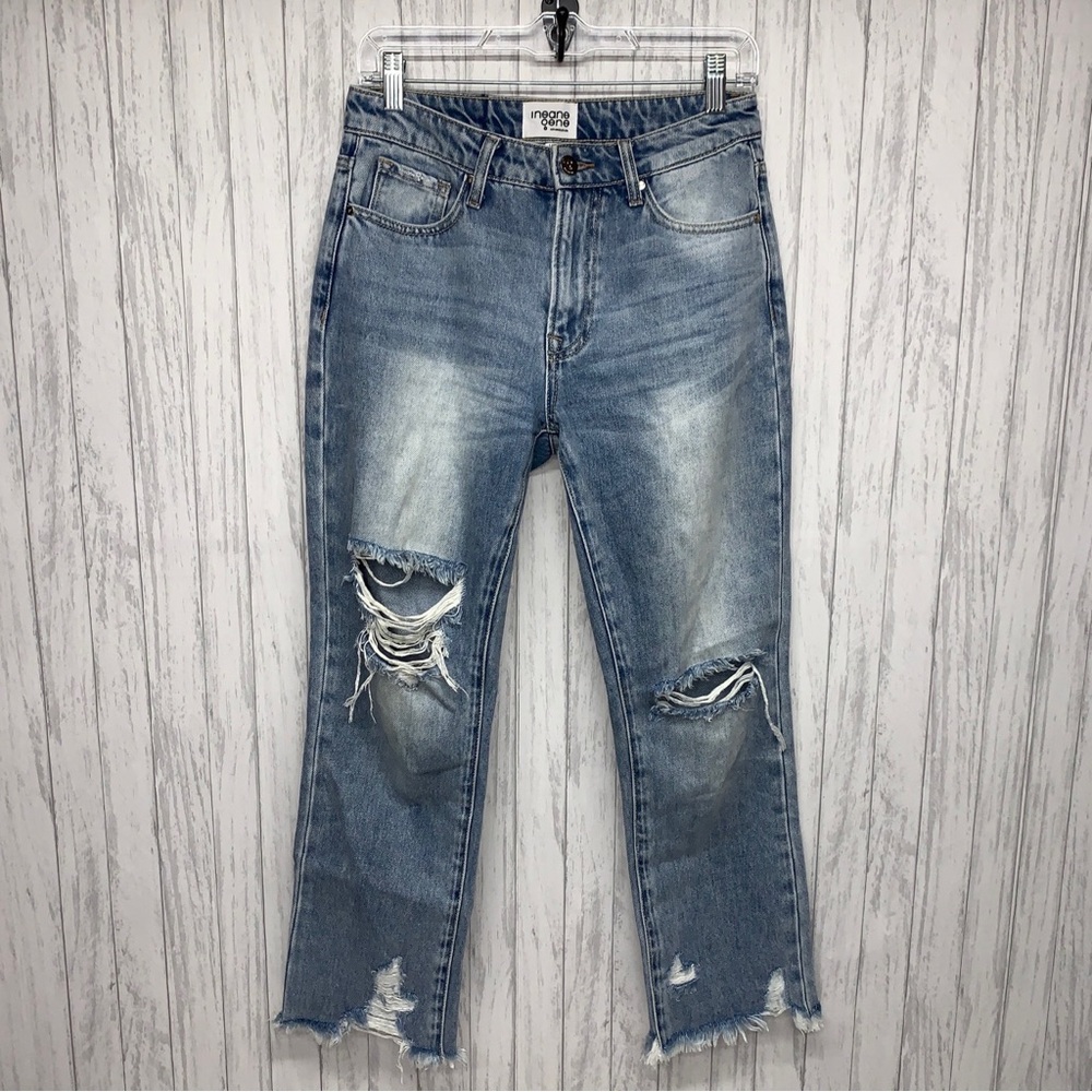 Womens Size 1/24 Insane Gene Boyfriend Jeans EUC